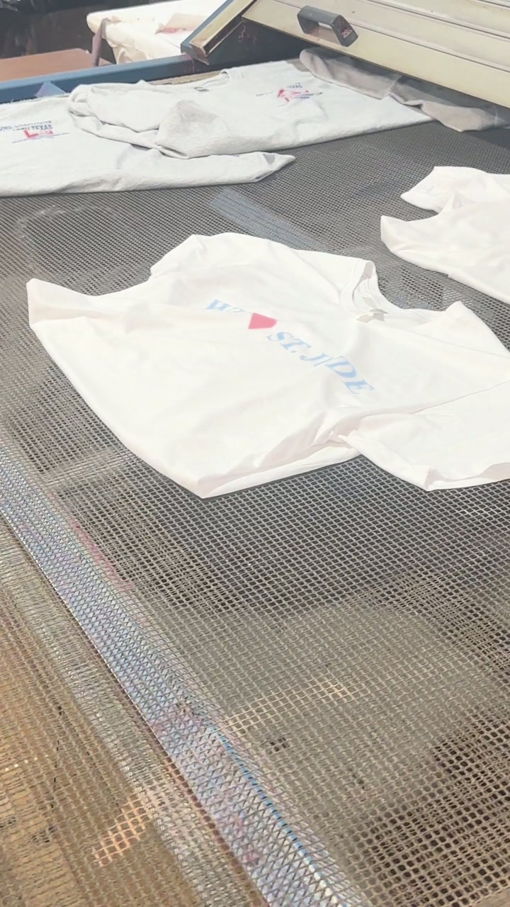 Dryer — St. Jude tees curing