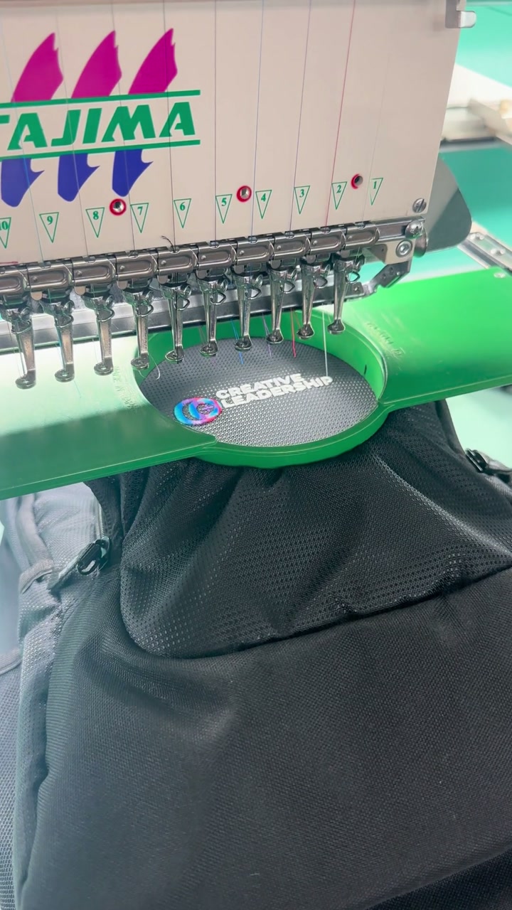 Embroidery — Creative Leadership backpack